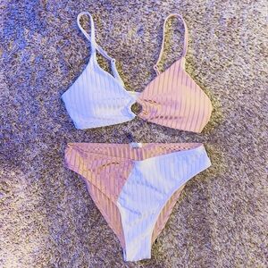 Two-Tone Bikini Set